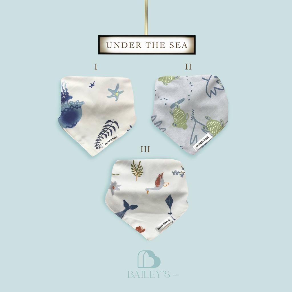 PET BIBS FOR MEDIUM/LARGE BREEDS (UNDER THE SEA)